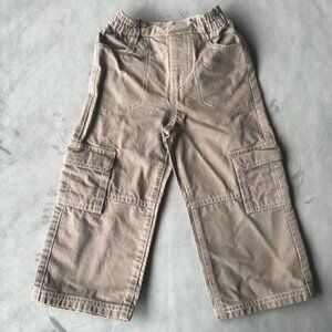 Roots ~ Khaki Cargo Pants ~ Toddler Size 2